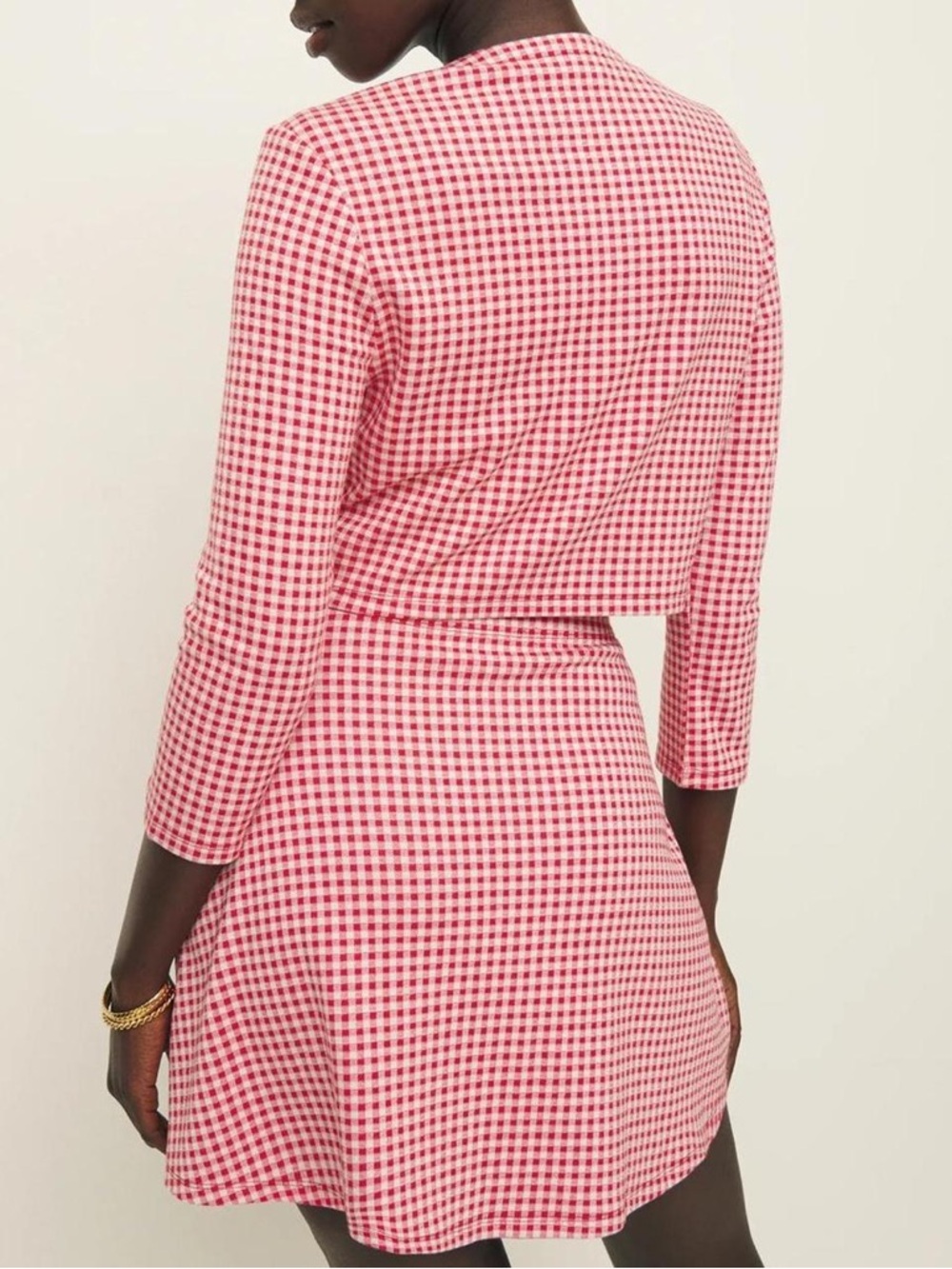 Reformation Eloisa Gingham Set - Picture 3 of 3